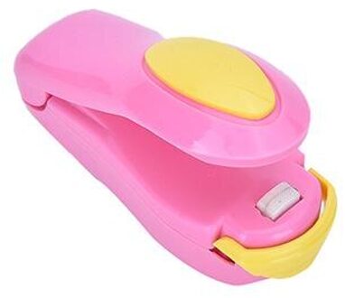 Keuken Accessoriestools Mini Draagbare Voedsel Clip Warmte Sluitmachine Sealer Thuis Snack Bag Sealer Keukengerei Gadget Item roze