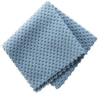 Keuken Anti-Vet Poetslappen Efficiënte Super Absorberende Microfiber Schoonmaakdoekje Thuis Wassen Schotel Keuken Schoonmaken Handdoek blauw
