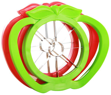 Keuken Apple Slicer Corer Cutter Peer Fruit Divider Tool Comfort Handvat voor Keuken Apple Dunschiller #25 groen