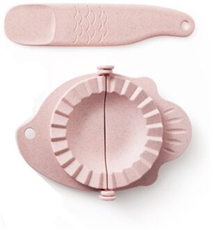 Keuken Artefact Knoedel Maken Tool Eenvoudige Handleiding Knoedel Klem Dumpling Mold Keuken Tool Accessoires Roze
