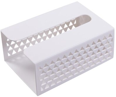 Keuken Badkamer Punch-Gratis Wc Tissue Lade Papier Rack Papierrol Doos Tool Wandmontage Vuilniszak Dispenser Rack wit