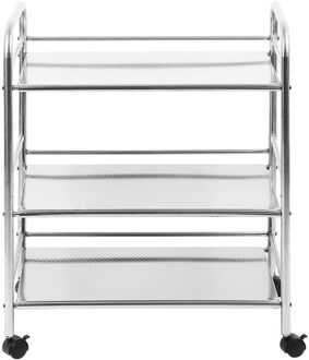 Keuken Badkamer Trolley Vloer Plank 3Layer Verwijderbare Opslag Rack Ruimtebesparend Mobiele Opslag Rack Organizer Met Wielen Hwc