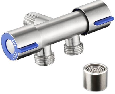 Keuken Badkamer Wasmachine Nozzle Vervanging Deel Installeren Spoelbak Rvs 3 Weg Kraan Diverter Adapter type 4