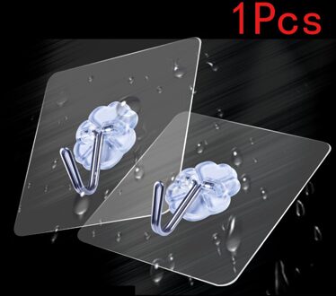 Keuken Badkamer Zelfklevende Muur-Mount 1/5/10Pcs Sterke Transparante Zuignap Sucker Muur haken Hanger Opslag