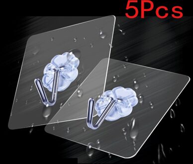 Keuken Badkamer Zelfklevende Muur-Mount 1/5/10Pcs Sterke Transparante Zuignap Sucker Muur haken Hanger Opslag