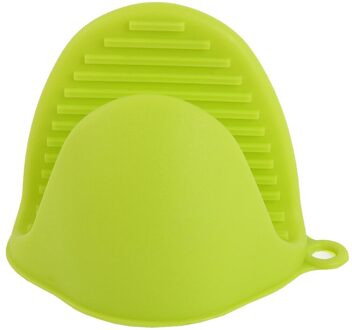 Keuken Bakken Silicagel Isolatie Clip Anti Brandwonden Non Slip Handschoenen Huishouden Kom Oven Magnetron Keuken Gadgets groen