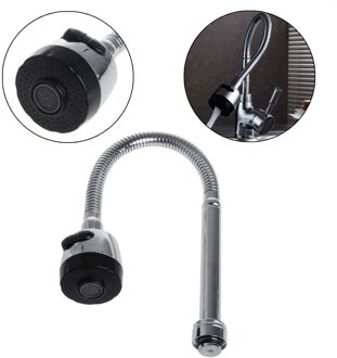 Keuken Bar Kraan Slang Dubbele Gat Water Zinklegering Vervanging Tap 48 Cm