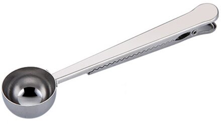 Keuken Benodigdheden Koffie Lepel Rvs Flavour Lepel Met Clip Multicolor Maatbeker Set Voor Bakkerij Zilver