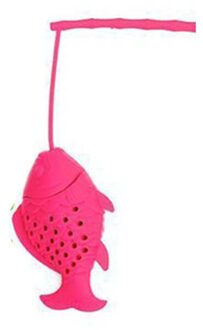Keuken Benodigdheden Thee Zetgroep Theezeefje Niet Giftig 1 Pcs Theepot Accessoire Vis Vormige Silicone Theezakje Roze