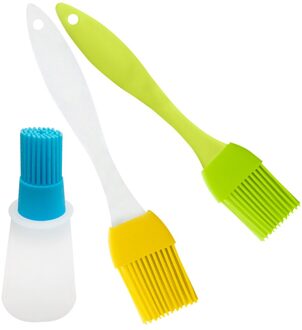Keuken Borstel Borstels Silicagel Draagbare Barbecue Accessoires En Duurzaam Non-stick Siliconen Olie Fles