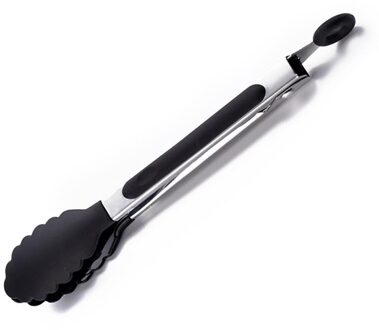 Keuken Clip Barbecue Tool Hoge Temperatuur Siliconen Nylon Voedsel Clip Roestvrij Staal Siliconen Brood Clip Keuken Toolaccessories zwart