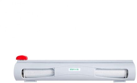 Keuken Conserveermiddel Film Sliding Blade Cutter Box Magic Abs Voedsel Verse Houden Plastic Cling Wrap Dispenser Opslag Container grijs
