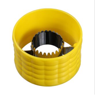 Keuken Corn Peeler Corn Stripper Cob Cutter Dorsmachine Maïs Stripper Fruit Groente Koken Gereedschap Koken Gereedschap Cob Remover geel