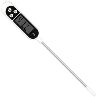 Keuken Digitale Voedsel Thermometer Voor Vlees Bbq Water Melk Olie Gemak Elektronische Oven Koken Temperatuur Probe Gereedschap zwart