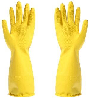 Keuken Dishewashing Handschoenen House Cleaning Water-proof Rubberen Washandjes Lange Mouw siliconen handschoenen cleaning Tools