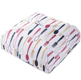 Keuken Eettafel Vouwen Voedsel Deksel Deksel Aluminiumfolie Isolatie Gadgets 8A0969 Rood / 37 x 37 x 15cm