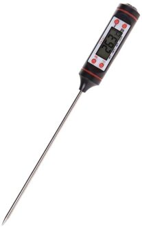 Keuken Elektronische Digitale Vloeibare Thermometer Barbecue Melk Koken Bakken Temperatuur Voedsel Thermometer Keuken Tool T0048-zwart