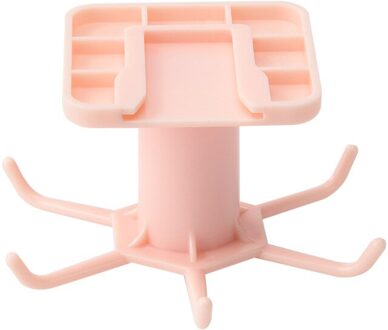 Keuken En Badkamer Dak Muur Opknoping 6 Klauw Positie, 360 Graden Rotatie Haak, Pasta Afwerking Haak Keukengerei Roze