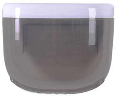 Keuken En Badkamer Papierrol Toiletrolhouder Muur Gemonteerde Tissue Doos Plastic Waterdichte Toiletrolhouder Met Plank doorzichtig