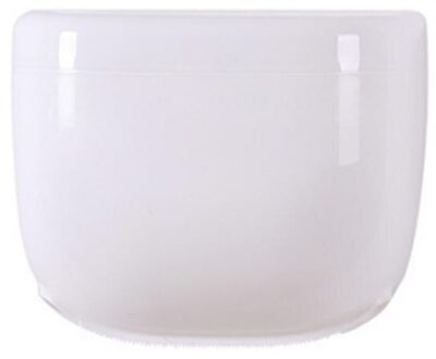 Keuken En Badkamer Papierrol Toiletrolhouder Muur Gemonteerde Tissue Doos Plastic Waterdichte Toiletrolhouder Met Plank wit