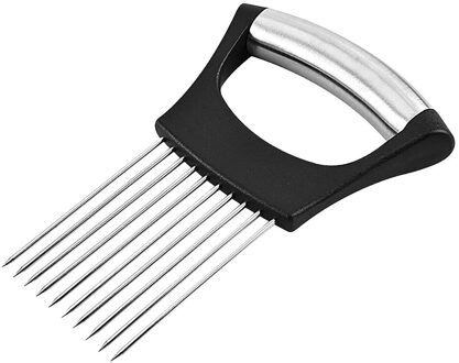 Keuken Fruit Snijgereedschap Tomaat Ui Groente Snijmachine Snijden Aid Stand Gids Ui Snijder Vork Veilig Gadgets