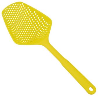 Keuken Gadget Accessoires Plastic No-Stok Afvoer Colanders Schop Theepot Groenten Water Lekken Keuken Koken Hulpmiddel Levert geel