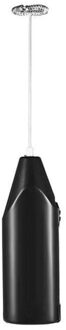 Keuken Gadget Elektrische Handvat Eiklopper Melk Drinken Koffie Whisk Mixer Elektrische Frother Foamer Mini Handvat Stirrer Sap Stirre zwart
