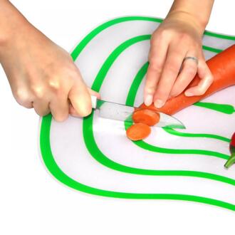 Keuken Gadgets 1Pcs Kunststof Hakblok Frosted Snijplank Keuken Snijplank Groente Vlees Gereedschap Keuken Accessoires