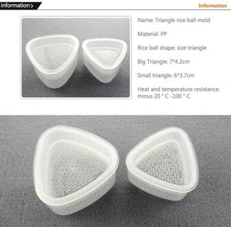 Keuken Gadgets 2 Pcs Sushi Onigiri Mold Transparante Bento Decorating Rijst Bal Maker Plastic Driehoekige Vorm Food Grade