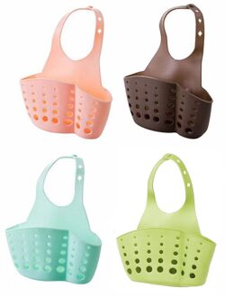 Keuken Gadgets En Accessoires Verstelbare Gootsteen Rek Plank Zeep Spons Opknoping Afvoer Bag Silicone Keuken Opslag Gereedschap 4stk