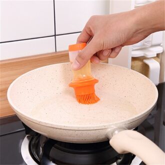 Keuken Gadgets Siliconen Hittebestendige Olie Fles Borstels Koken Accessoires Barbecue Tool Draagbare Insmeerborstel