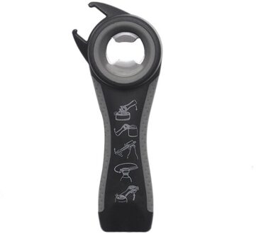 Keuken Gereedschap Blikopeners 5 In 1 Multifunctionele All In One Flesopener Flesopener Kan Jar Opener Keuken Handleiding tool Gadget 01