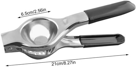Keuken Gereedschap Citruspers Rvs Oranje Juicer Vruchtensap Snel Met Siliconen Handvat Drukt Multifunctionele Tool zwart