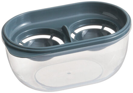 Keuken Gereedschap & Gadgets Ei Gereedschap Dubbele Cup Eiwit Separator Fornuis Keuken Tool & Gadgets Magnetron Stoomboot Blauw