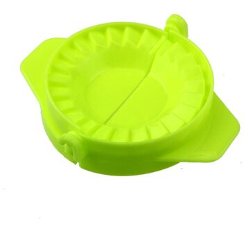 Keuken Gereedschap Knoedel Maker Tool Apparaat Diy Hand Knijpen Knoedel Mal Dumplings Map Dessert Mold Maker Gereedschap Wit #25 groen