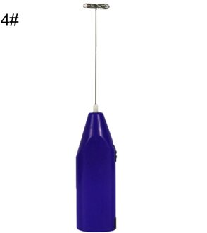Keuken Gereedschap Koffie Elektrische Melkopschuimer Foamer Drinken Whisk Mixer Eieren Beater Mini Handvat Stirrer Paars