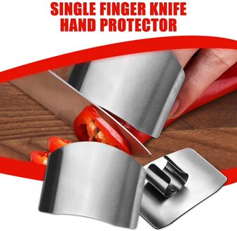 Keuken Gereedschap Roestvrij Staal Multi-purpose Anti-Snijden Vinger Guard Groente Snijden Hand Protecter Keuken Accessoires #50
