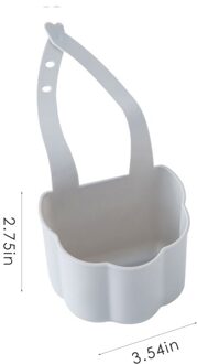 Keuken Gootsteen Rek Spons Zeep Puin Rack Plastic Opknoping Opslag Mand Kraan Organisator Plank Draagbare Home Kitchen Tool grijs