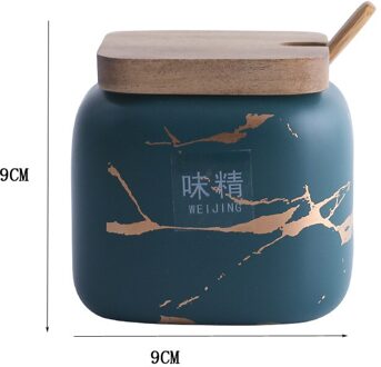 Keuken Groene Creatieve Huishoudelijke Dubbele Keramische Kruiden Pot Kruiderij En Spice Container Opslag En Sorteren Keuken 00903 lv guan