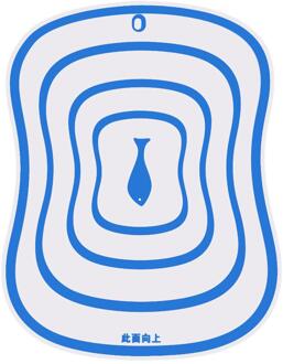 Keuken Hakblokken Tool Flexibele Transparante Snijplank Keuken PP Snijplanken Indeling Snijplank Blauw
