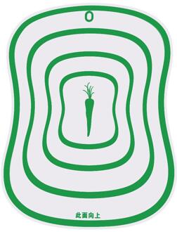 Keuken Hakblokken Tool Flexibele Transparante Snijplank Keuken PP Snijplanken Indeling Snijplank groen