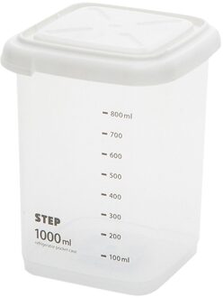 Keuken Half Flip Voedsel Opbergdoos Tank Luchtdichte Plastic Containers Verzegelde Blikken Voor Grof Granen Granen Qw 03