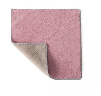 Keuken Handdoek Opknoping Zakdoek Huishoudelijke Water Absorptie Niet Te Werpen Haar Verdikte Vaatdoek Hand Wassen Handdoek paars grijs