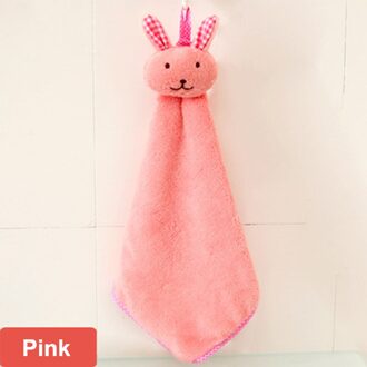 Keuken Handdoek Schotel Doeken Leuke Cartoon Super Absorberende Keuken Wassen Doek Vegen Handdoek Voor Drogen Gerechten Vegen Schotel Rags Roze