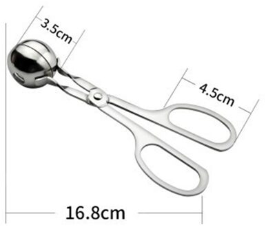 Keuken Handige Gehaktbal Maker Rvs Gevulde Gehaktbal Clip Diy Vis Vlees Rijst Bal Maker Gehaktbal Mold Gereedschap