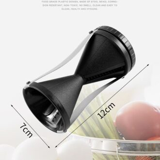 Keuken Handleiding Groentesnijder, Huishoudelijke Creatieve Spiraal Rasp, Multifunctionele Milieu Aardappel Versnipperd Roterende Shredder As tonen