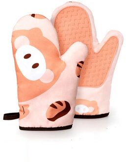 Keuken Handschoenen Isolatie Handschoenen Siliconen Anti-Brandwonden Magnetron Handschoenen Verdikking Hittebestendig Hand Clip Keukengereedschap 02