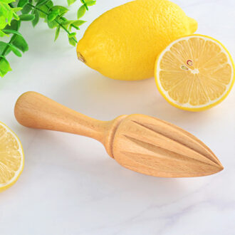Keuken Houten Citruspers Handpers Juicer Fruit Oranje Sapcentrifuge Ruimers Tien-Hoek Keuken Tool