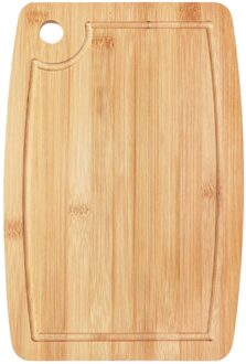 Keuken Houten Hakblok Gezonde Milieuvriendelijke Kaas Fruit Groenten Vriendelijke Bamboe Snijplank Opknoping Gat Vlees 28X18CM