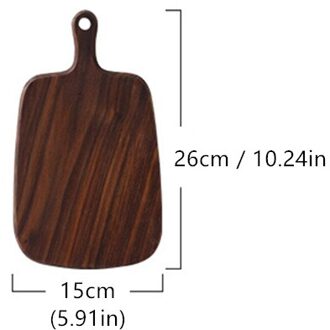 Keuken Houten Hakblokken Beuken Walnoot Snijplank Pizza Brood Fruit Sushi Lade Hangable Antislip Keuken Gereedschap okkernoot A